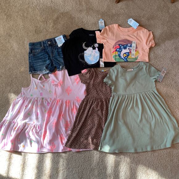 Girls Clothes size 5T Bundle All New- Cat & Jack - Picture 1 of 8